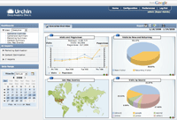 Screen shot of Urchin web stats report