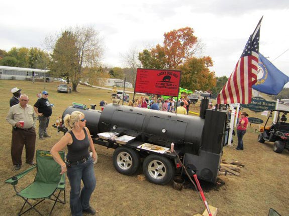 Big Bertha fed the masses at Arrowhead Ranch Resident Appreciation Day in Campbellsville, KY