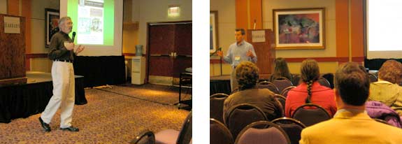 Don Westphal and Grant Kitchings presenting at the Tunica Manufactured Housing Show Seminars