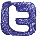 Twitter stylized logo