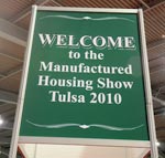 Welcome sign at The Great Soutwest Manufactured Housing Show