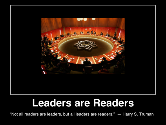 leaders are readers truman