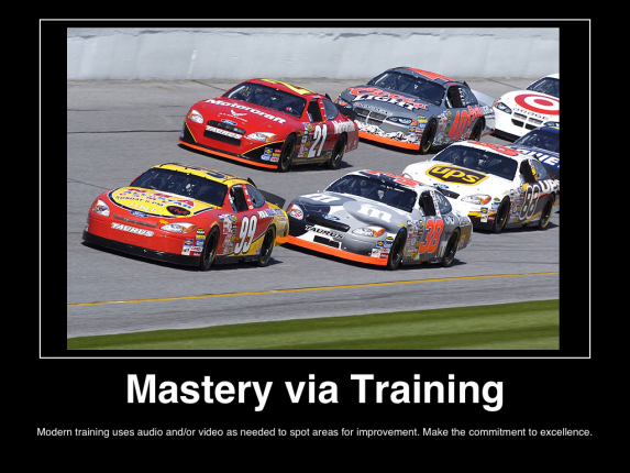 mastery-via-training-nascar