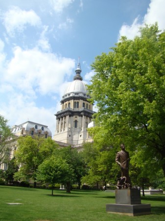 IL State Capital is just a short walk from lobbyists Cook-Witter, Inc.'s offices.  Photo by Tony Kovach
