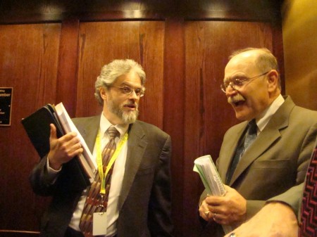 Lobbyists in Action, IMHA's Randy Witter on right.