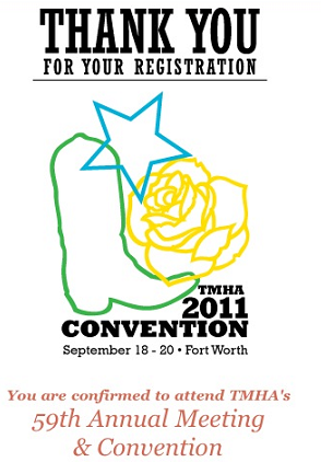Texas Manufactured Housing Association 2011 convention logo